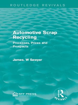 cover image of Automotive Scrap Recycling